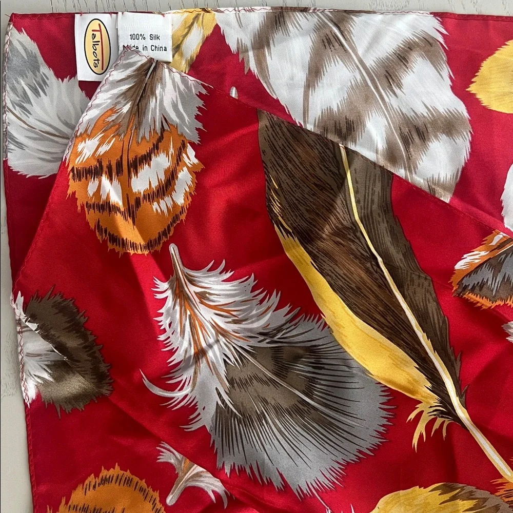 Talbots silk scarf